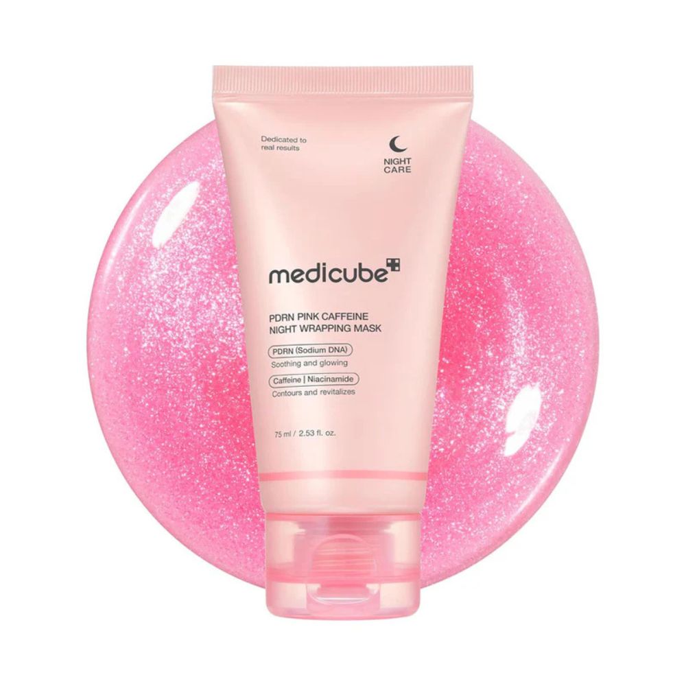 Medicube PDRN Pink Caffeine Overnight Wrapping Mask 75ml