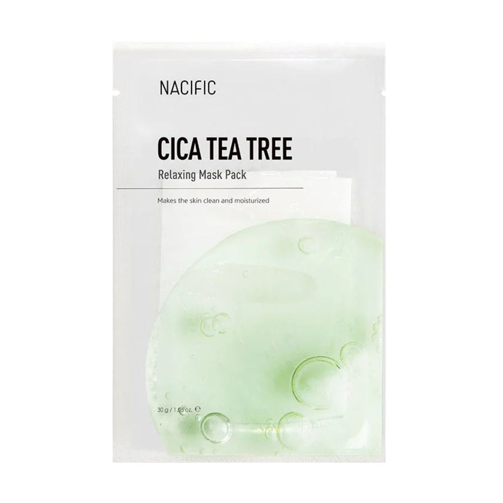 Nacific Cica Tea Tree Relaxing Sheet Mask
