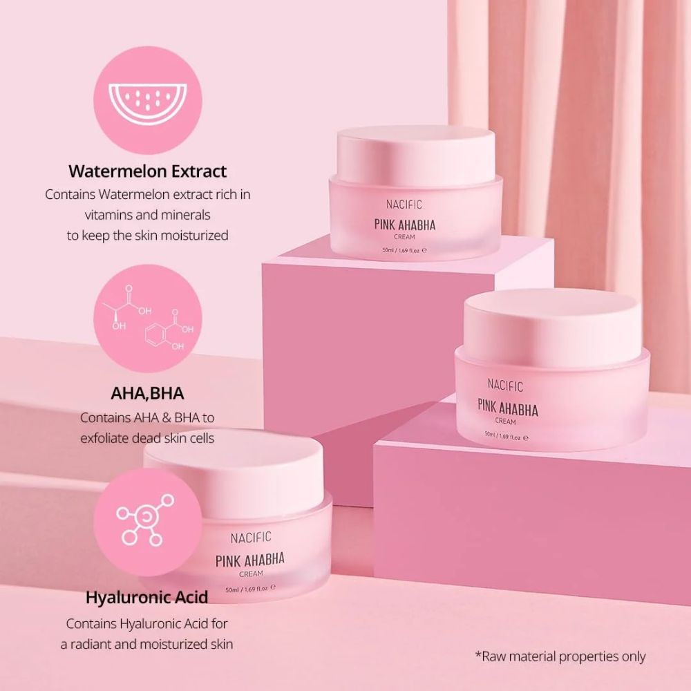Nacific Pink AHA BHA Cream