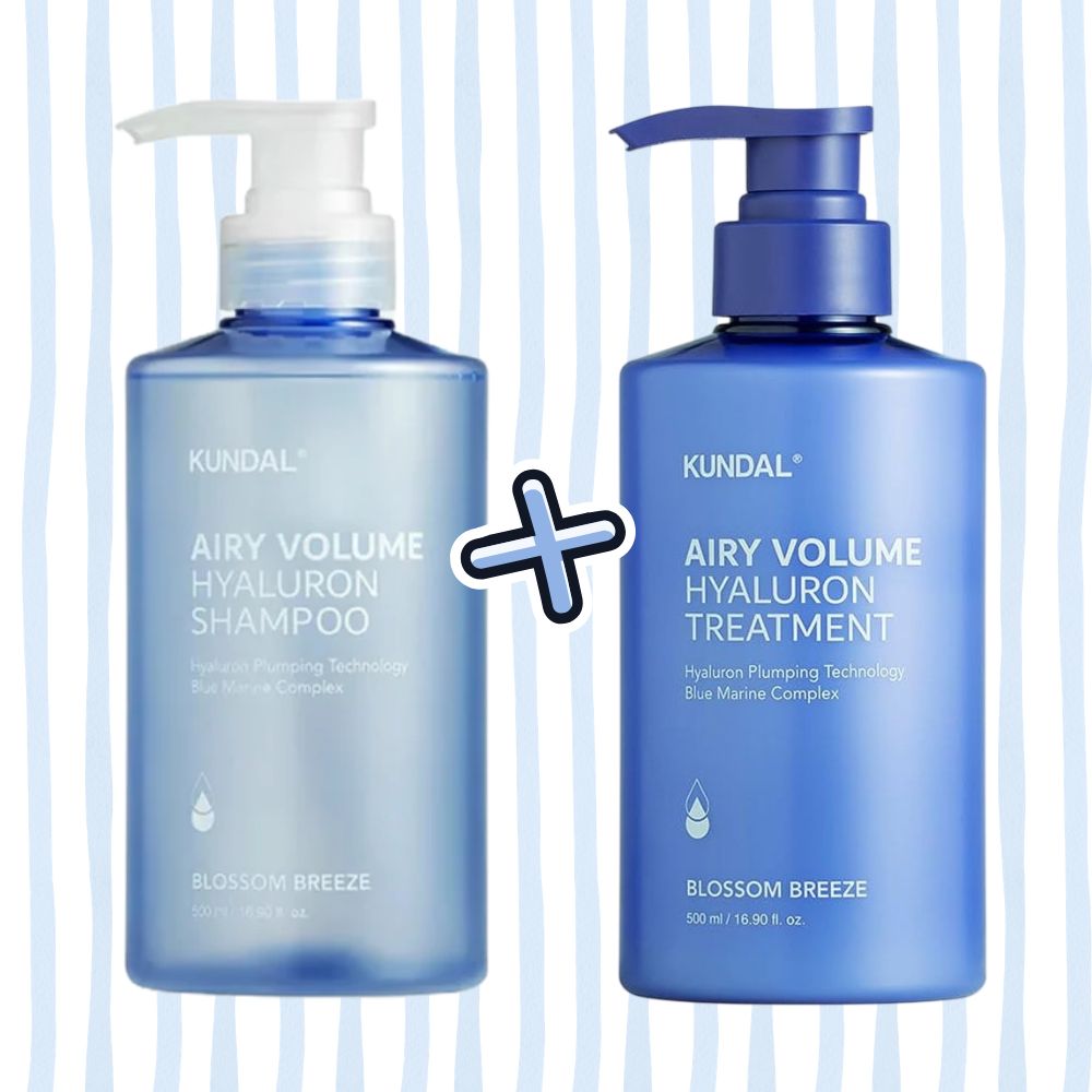 Kundal Airy Volume Hyaluron Hair Care Shampoo & Treatment 500ml