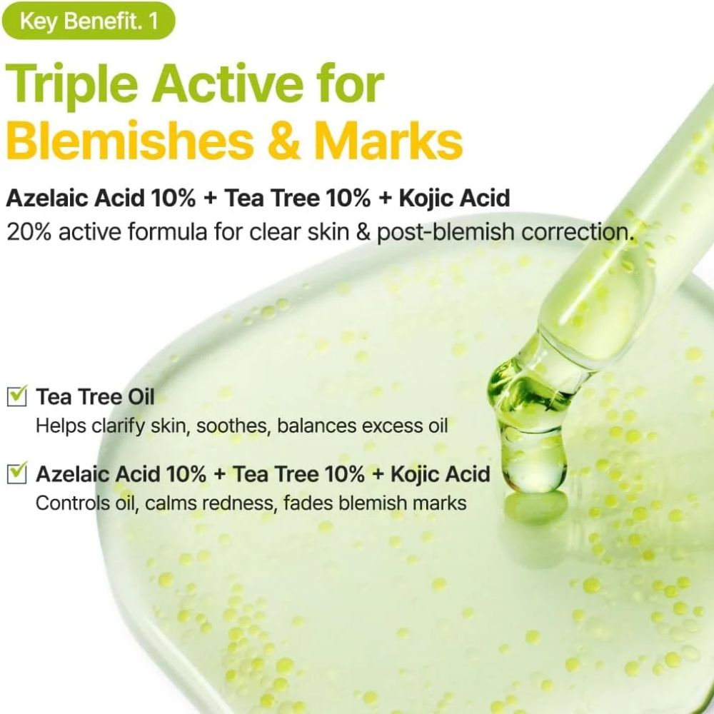 Purito Azelaic Acid 10 % + Kojic & Tea Tree Serum