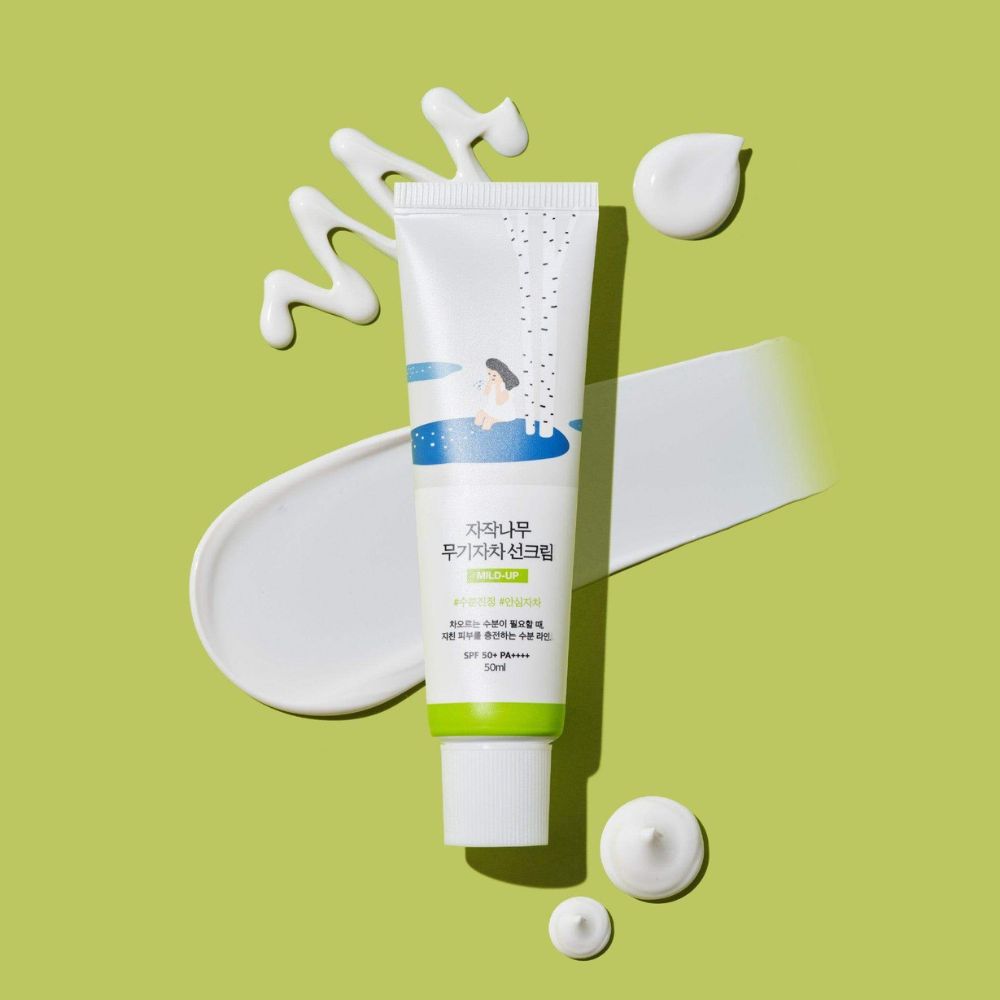 Round Lab Birch Juice Moisturizing Mild Up Sunscreen SPF 50+