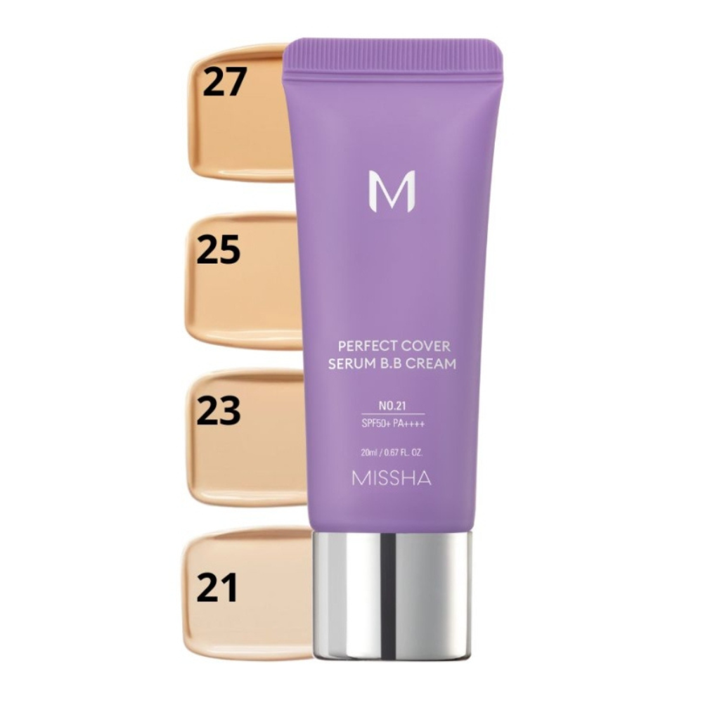 MISSHA M Perfect Cover Serum BB Cream SPF50+ - 20ml 21 Light Beige