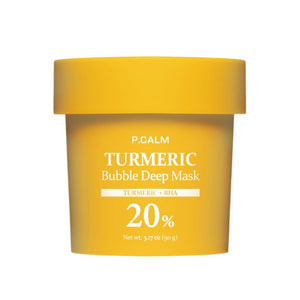 P.CALM Turmeric BHA Bubble Deep Mask 90g