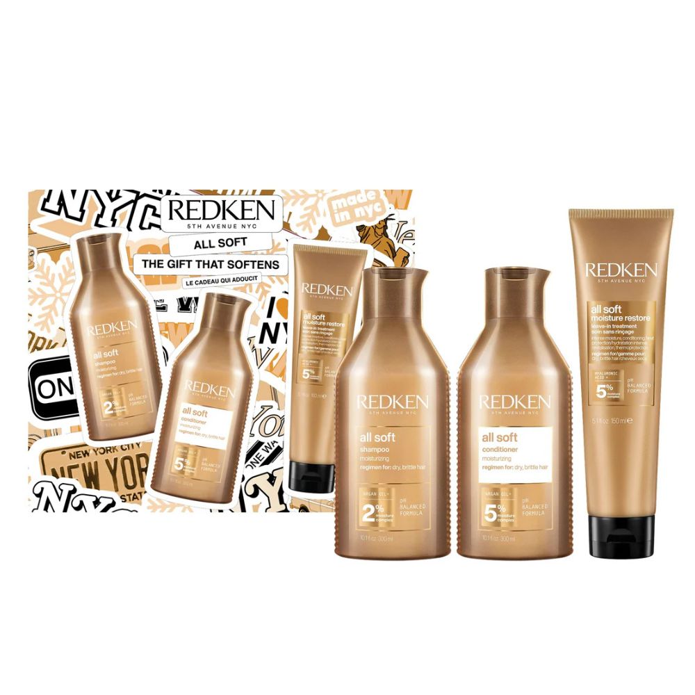Redken All Soft Gift Set Softens & Hydrates Dry Hair
