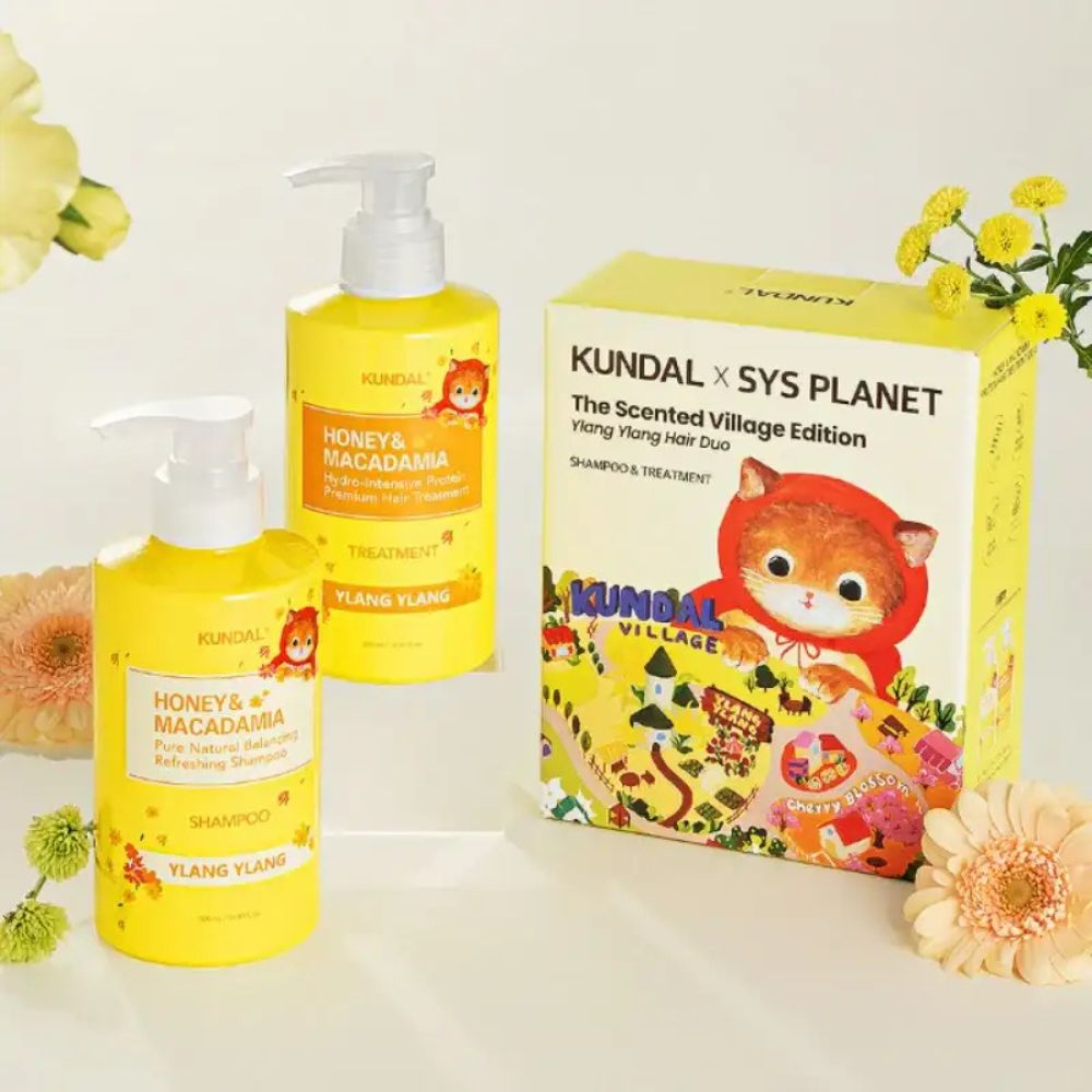 KUNDAL x SYS PLANET - Honey & Macadamia (Shampoo + Treatment) Set