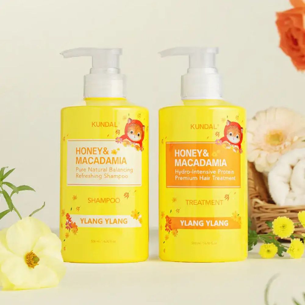 KUNDAL x SYS PLANET - Honey & Macadamia (Shampoo + Treatment) Set