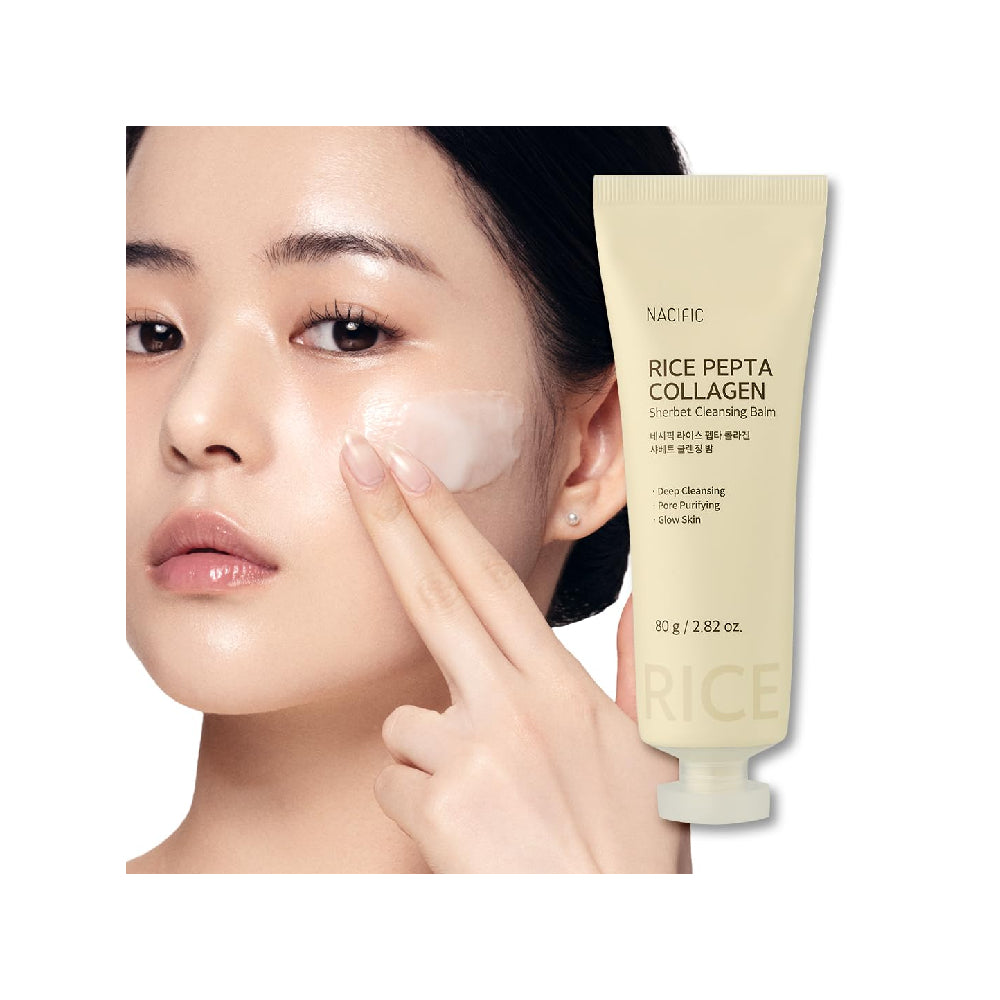 Nacific Rice Pepta Collagen Sherbet Cleansing Balm 80g