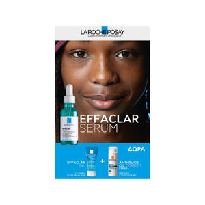 La Roche Posay Promo Effaclar Serum Ultra Concentrated 30ml & Effaclar Foaming Gel 50ml & Anthelios Oil Correct SPF50+ 3ml