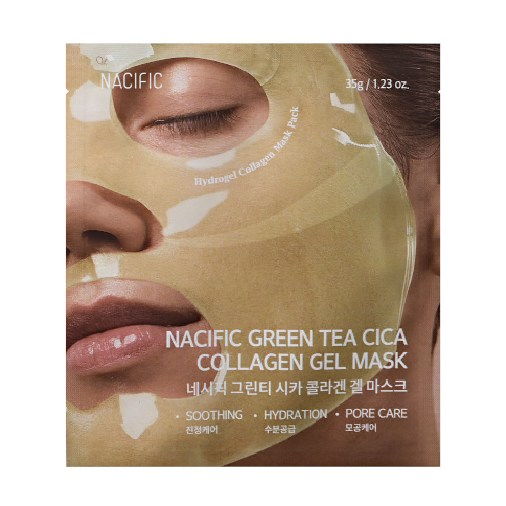 Nacific Green Tea Cica Collagen Gel Mask