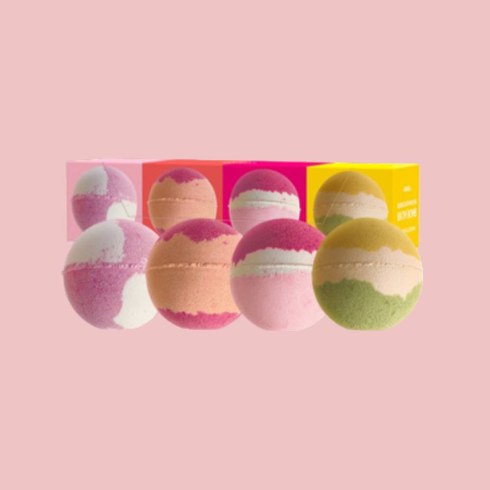 KUNDAL Bath Bomb Pop Collection Set of 4 200g