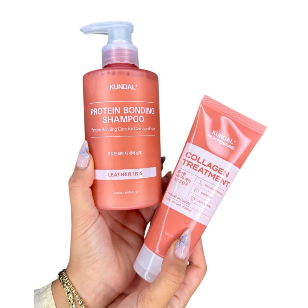 1+1 Kundal Protein Bonding Shampoo + Kundal Rich Perfume Collagen Treatment