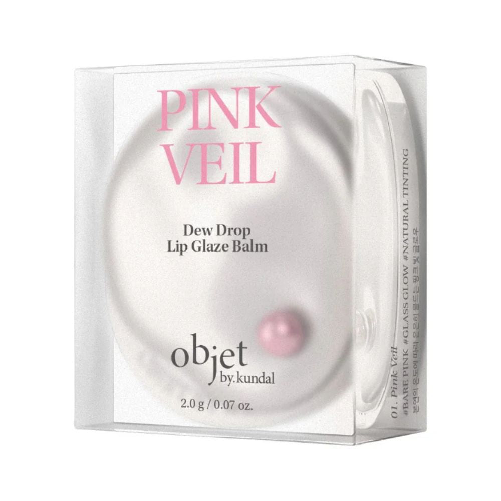 objet by Kundal Dew Drop Lip Glaze Balm- Pink Veil