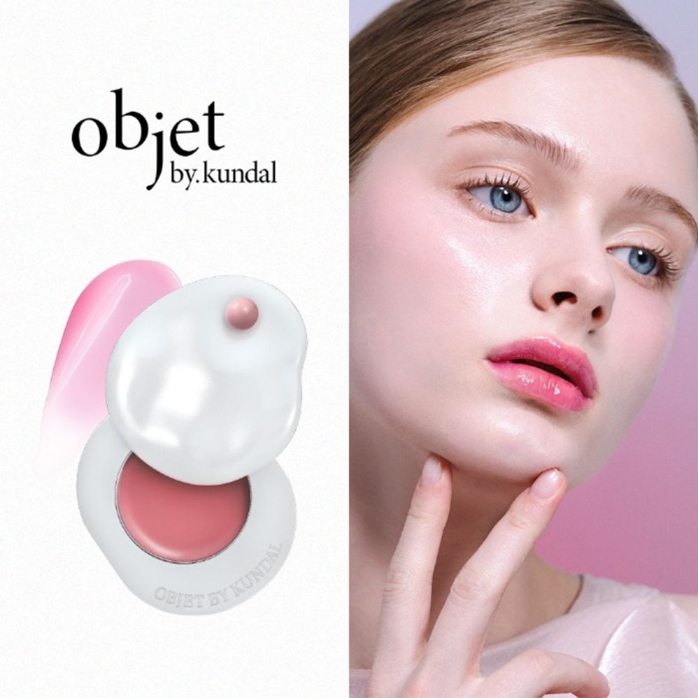 objet by Kundal Dew Drop Lip Glaze Balm- Pink Veil