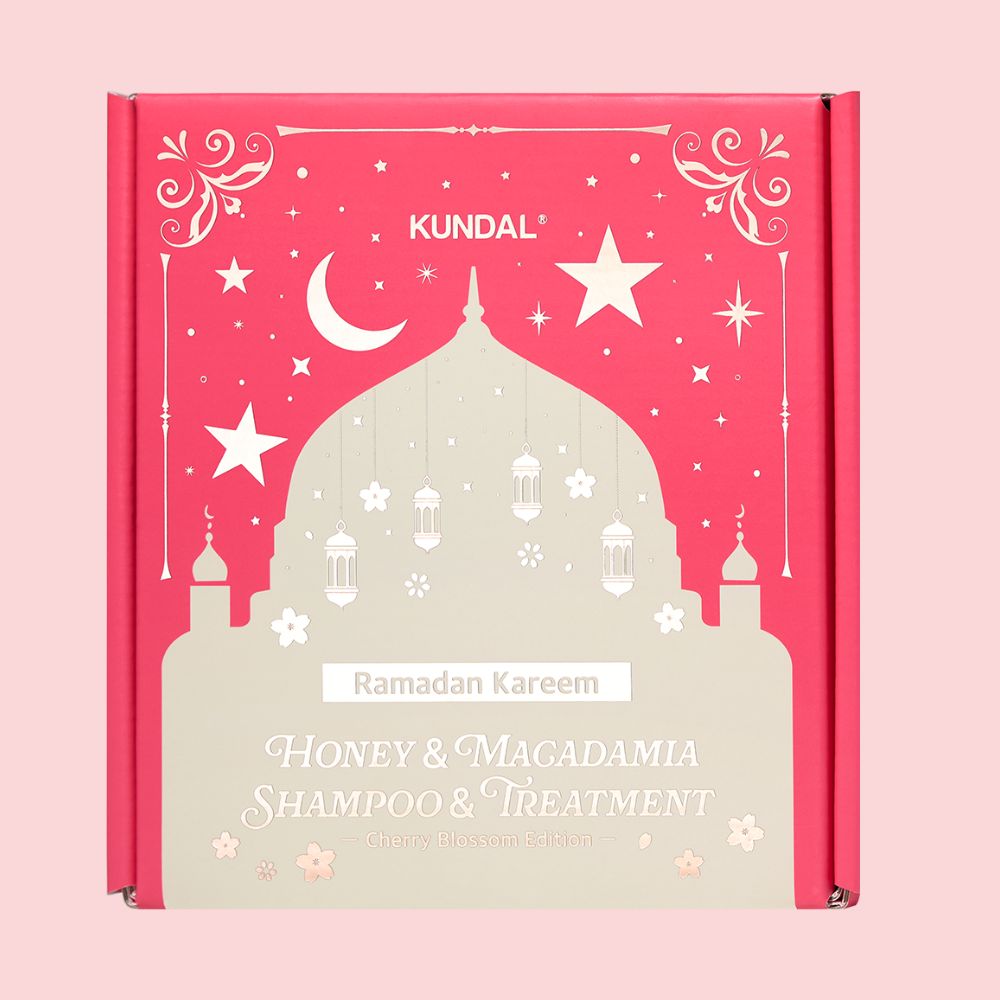 Kundal Honey & Macadamia Ramadan Limited Edition Set - Cherry Blossom 500ml