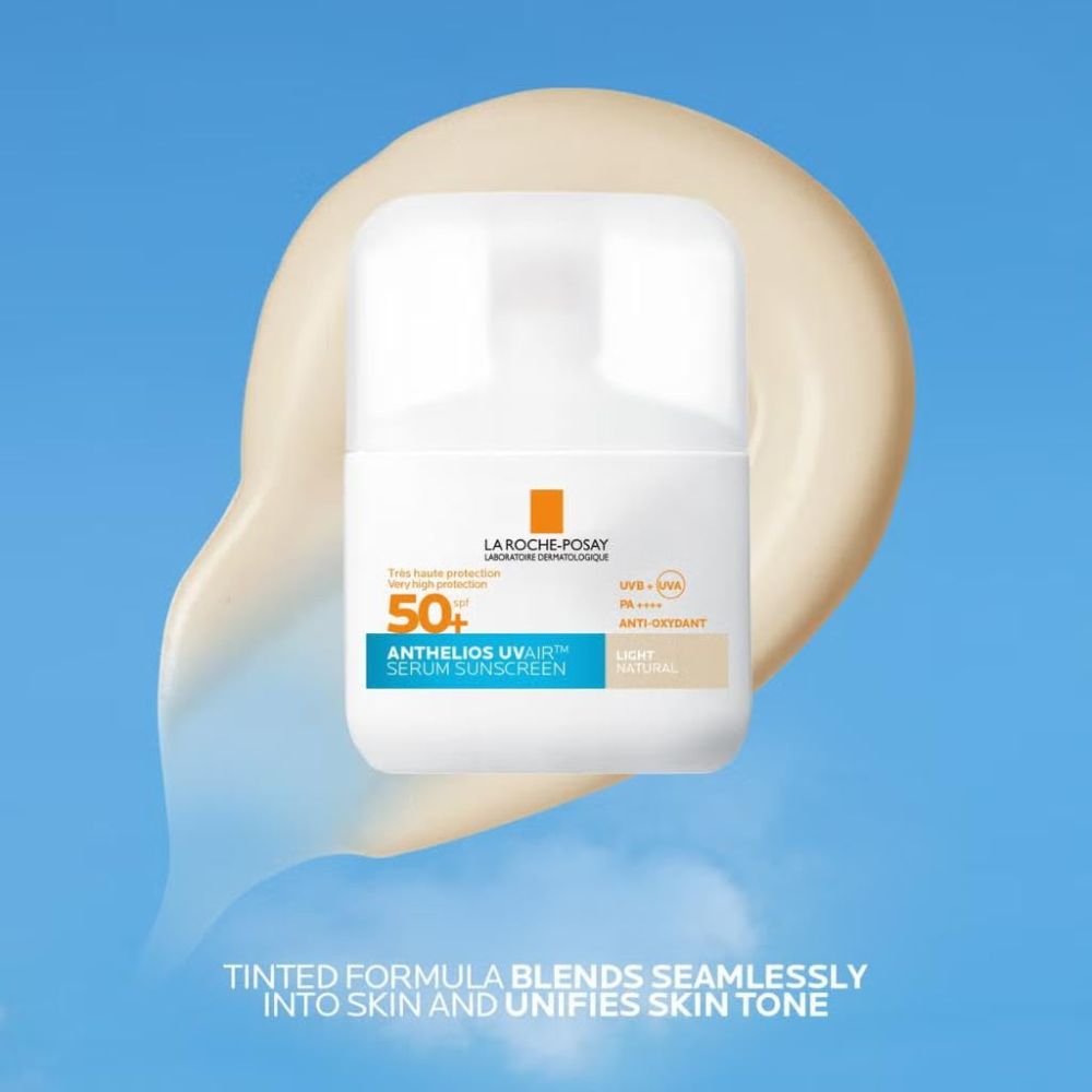 La Roche-Posay Anthelios UVAIR Serum Sunscreen Tinted Light SPF50+