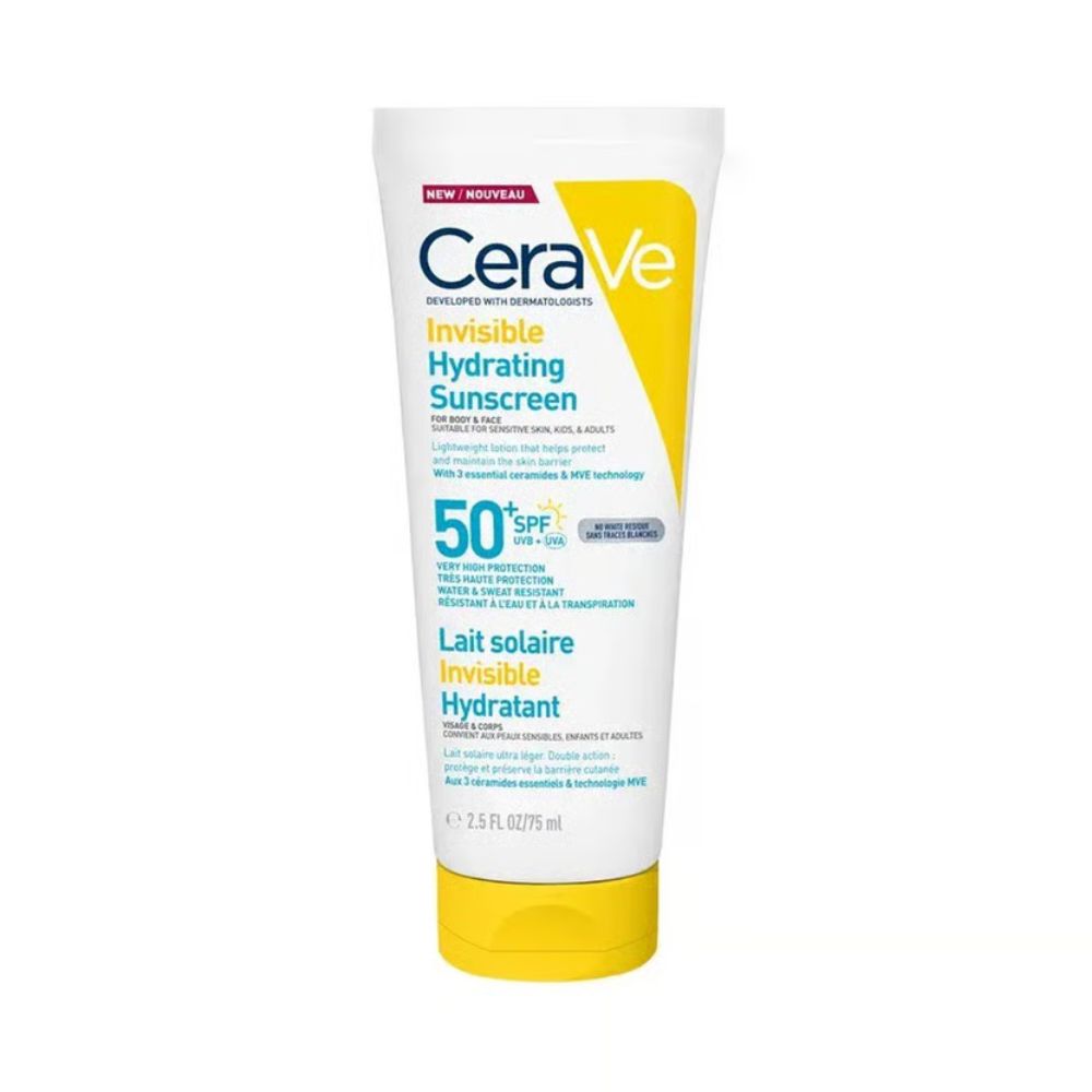 CeraVe Invisible Hydrating Sunscreen For Face & Body SPF50+ - 75