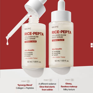 Nacific Rice Pepta Collagen Glow Milky Serum 50ml