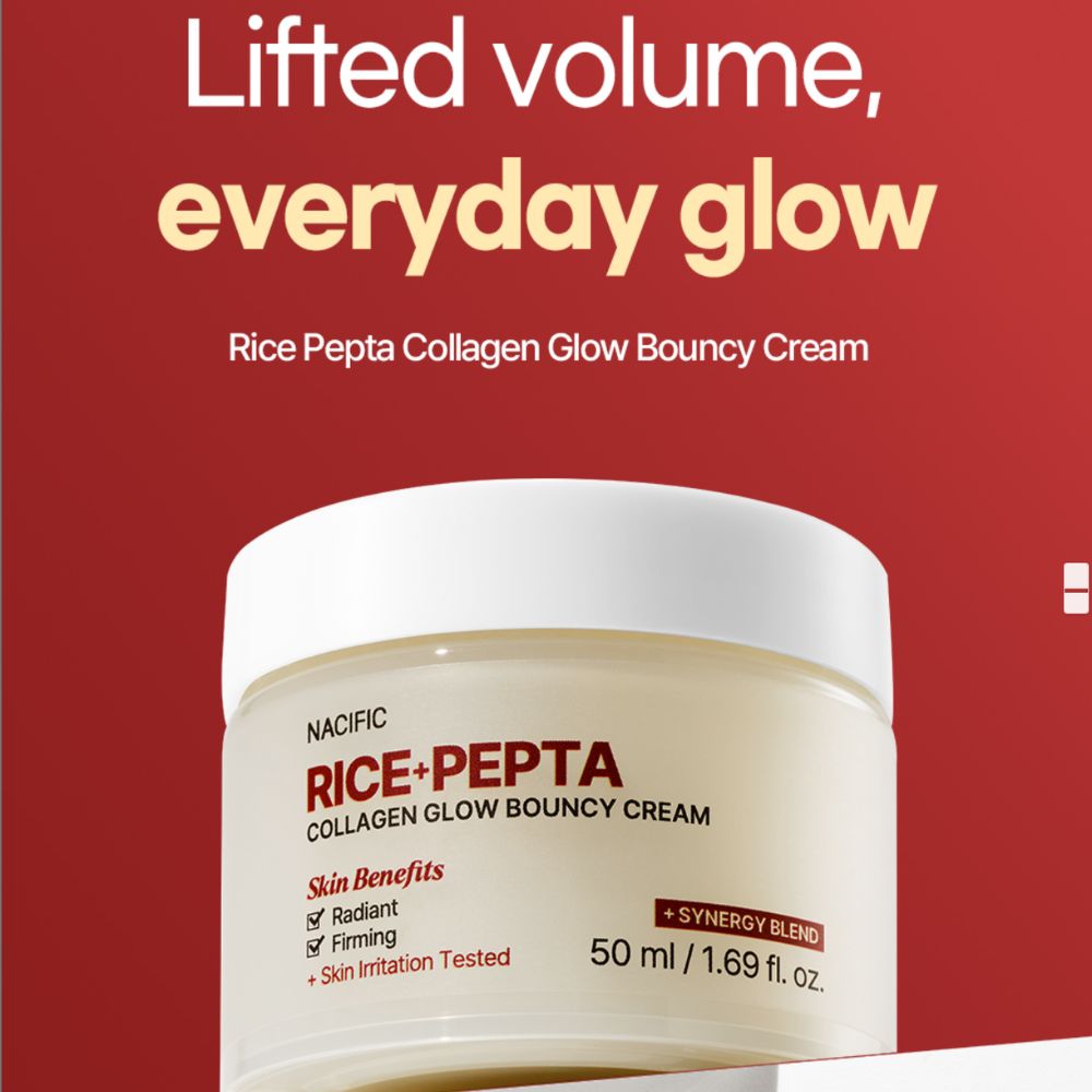 Nacific Rice Pepta Collagen Glow Bouncy Cream 50ml