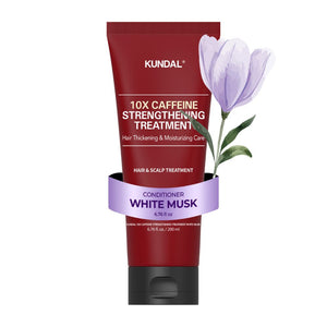 Kundal 10X Caffeine Strengthening Treatment 200ml - White Musk