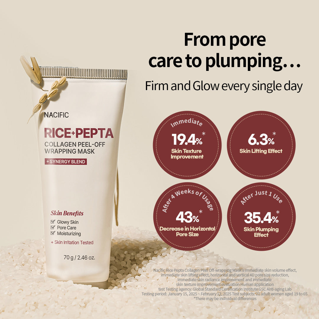 Nacific Rice Pepta Collagen Peel-Off Wrapping Mask 70g
