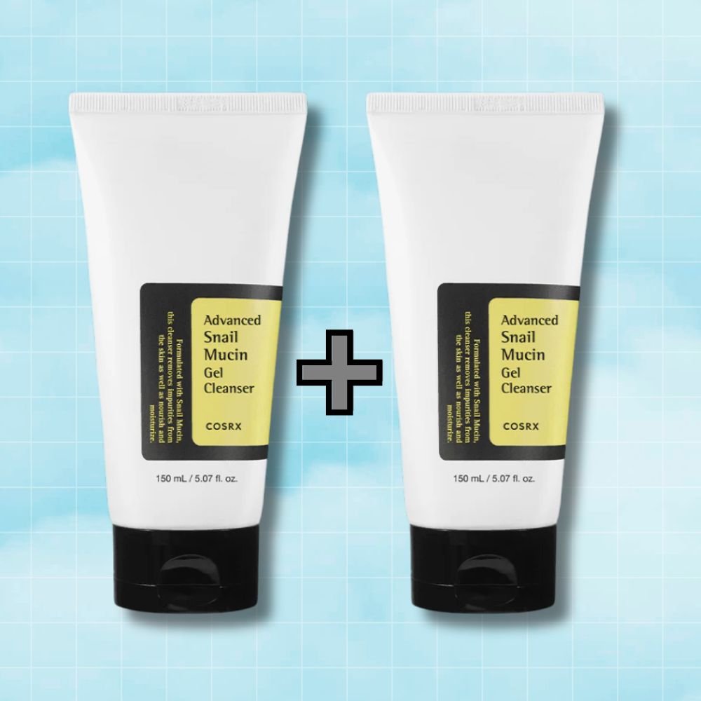 1+1  Cosrx Advanced Snail Mucin Gel Cleanser 150ml