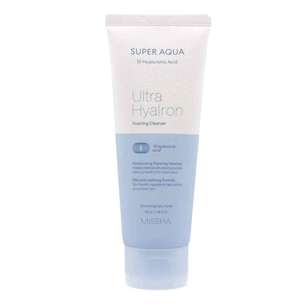 Missha Super Aqua Ultra Hyalron Cleansing Foam