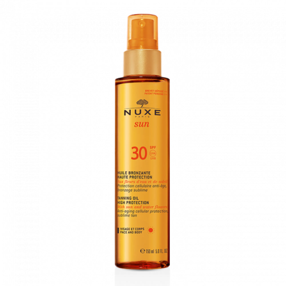 NUXE SUN TANNING OIL HIGH PROTECTION  SPF 30