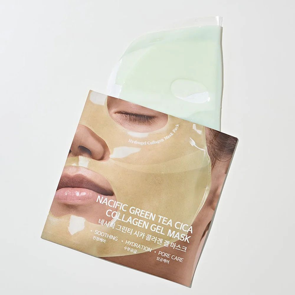 Nacific Green Tea Cica Collagen Gel Mask