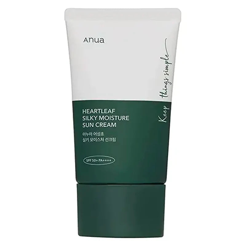 ANUA Heartleaf Silky Moisture Sun Cream Spf 50+