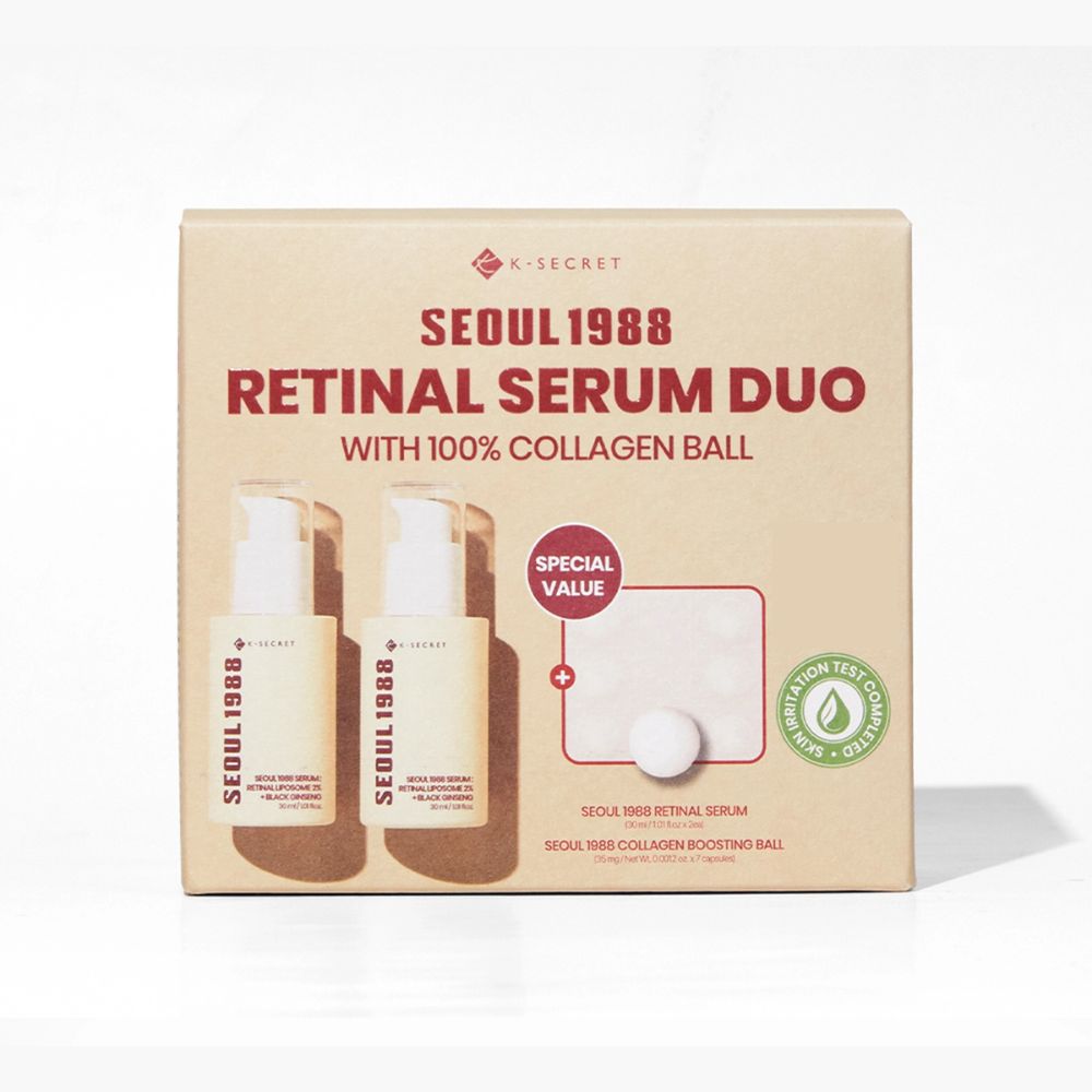 Ksecret - Seoul 1988 Retinal Black Ginseng Serum Double Set