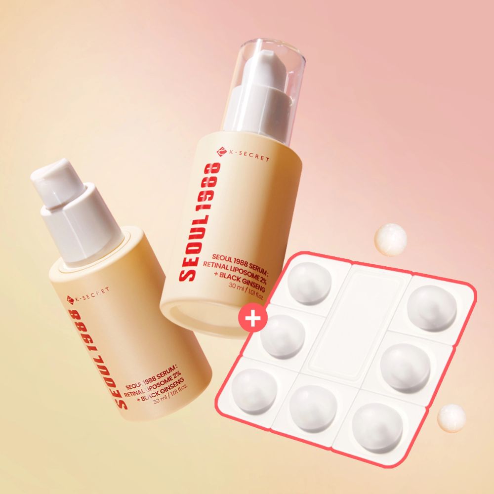 Ksecret - Seoul 1988 Retinal Black Ginseng Serum Double Set