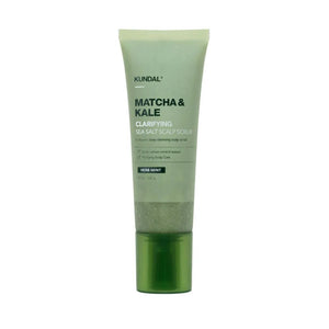 KUNDAL Matcha & Kale Clarifying Sea Salt Scalp Scrub - Herb Mint