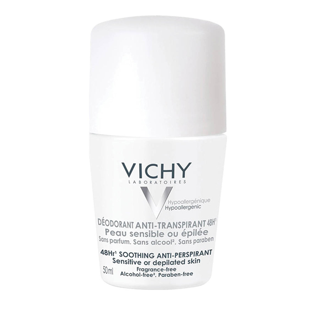 Vichy Deodorant 48 Hour Soothing Anti-Perspirant For Sensitive Skin 50ml