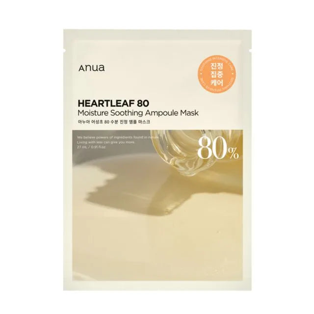 Anua Heartleaf 80 Moisture Soothing Ampoule Mask