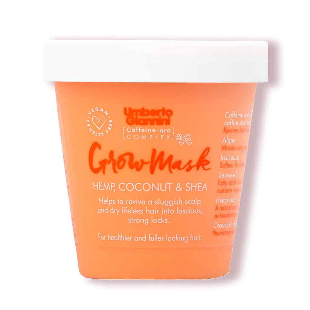Umberto Giannini Grow Mask Hemp, Coconut and Shea Treatment 230g