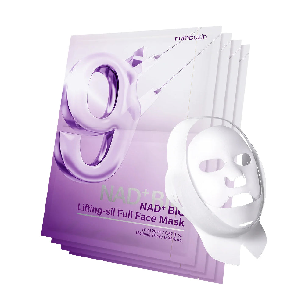 Numbuzin No.9 NAD Bio Lifting-sil Full Face Mask Set 4pcs