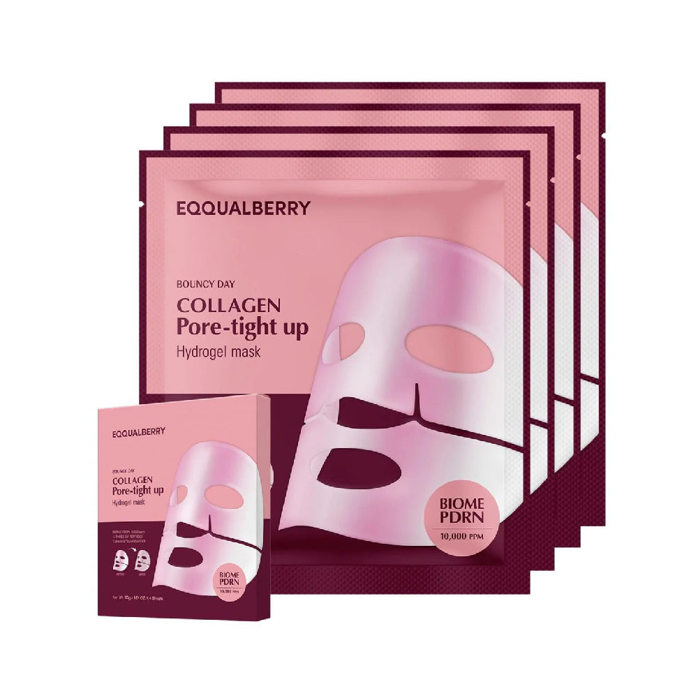 Eqqualberry - Collagen Pore-tight up Hydrogel Mask 1ea