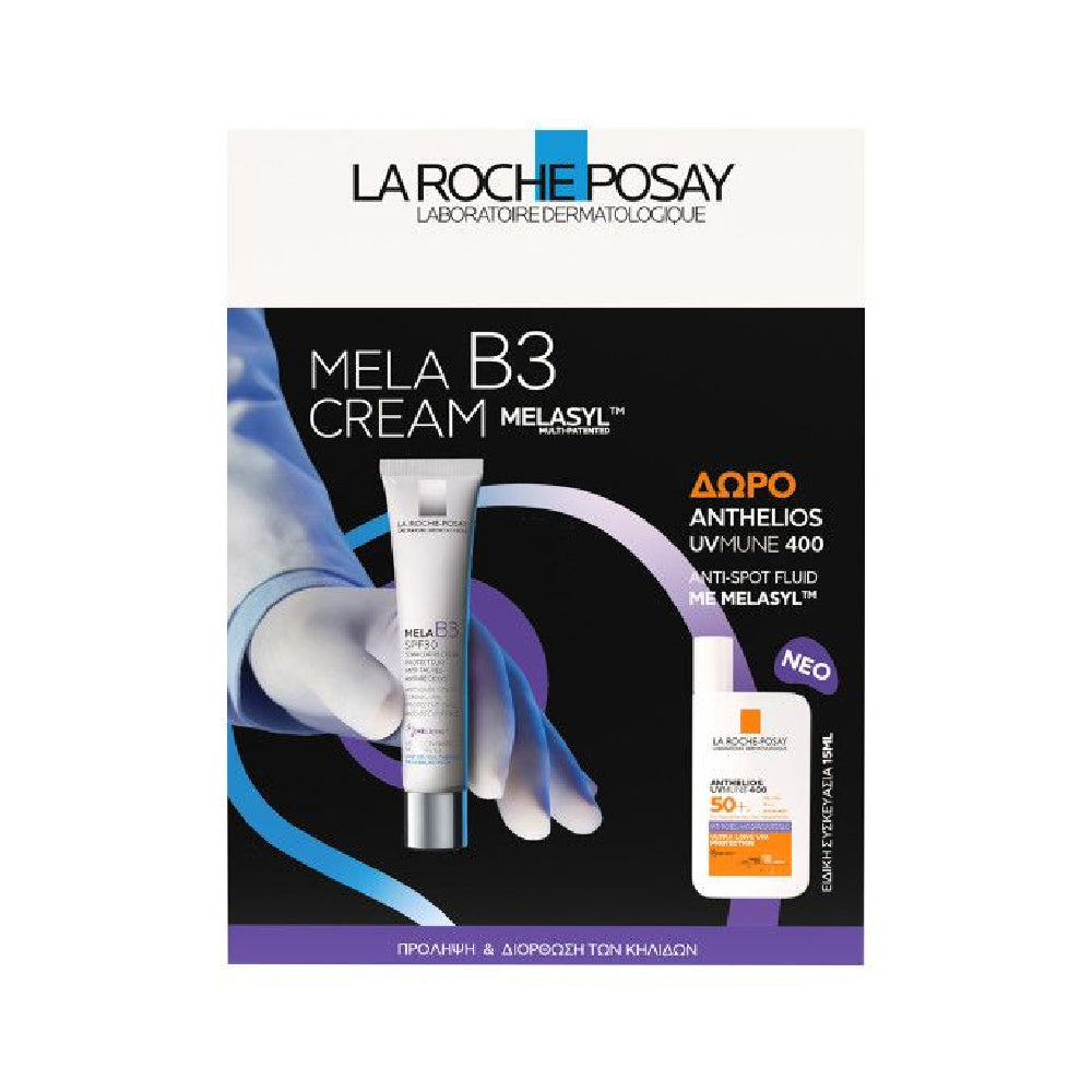 La Roche Posay Promo Mela B3 Spf30 Anti-Dark Spot Cream 40ml & Anthelios UVMune 400 Anti-Spot Sunscreen15ml