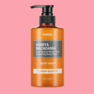 Kundal Honey & Macadamia Pure Natural Moisturizing Refreshing Body Wash (500 ml)