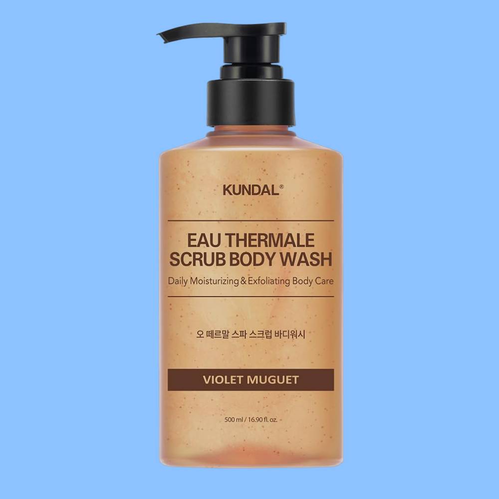 KUNDAL Eau Thermale Spa Scrub Body Wash - Leather Iris