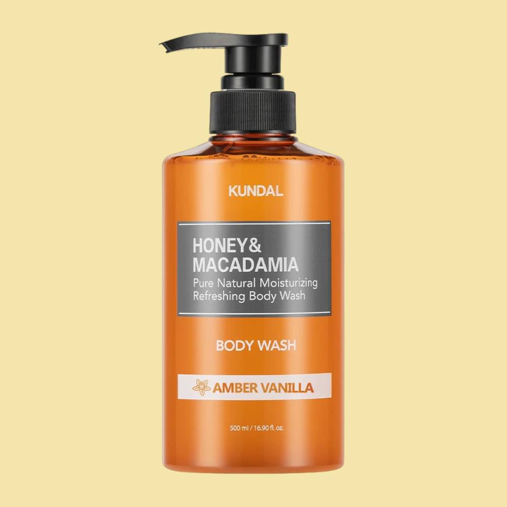 Kundal Honey & Macadamia Pure Natural Moisturizing Refreshing Body Wash (500 ml) - 7.Amber woody