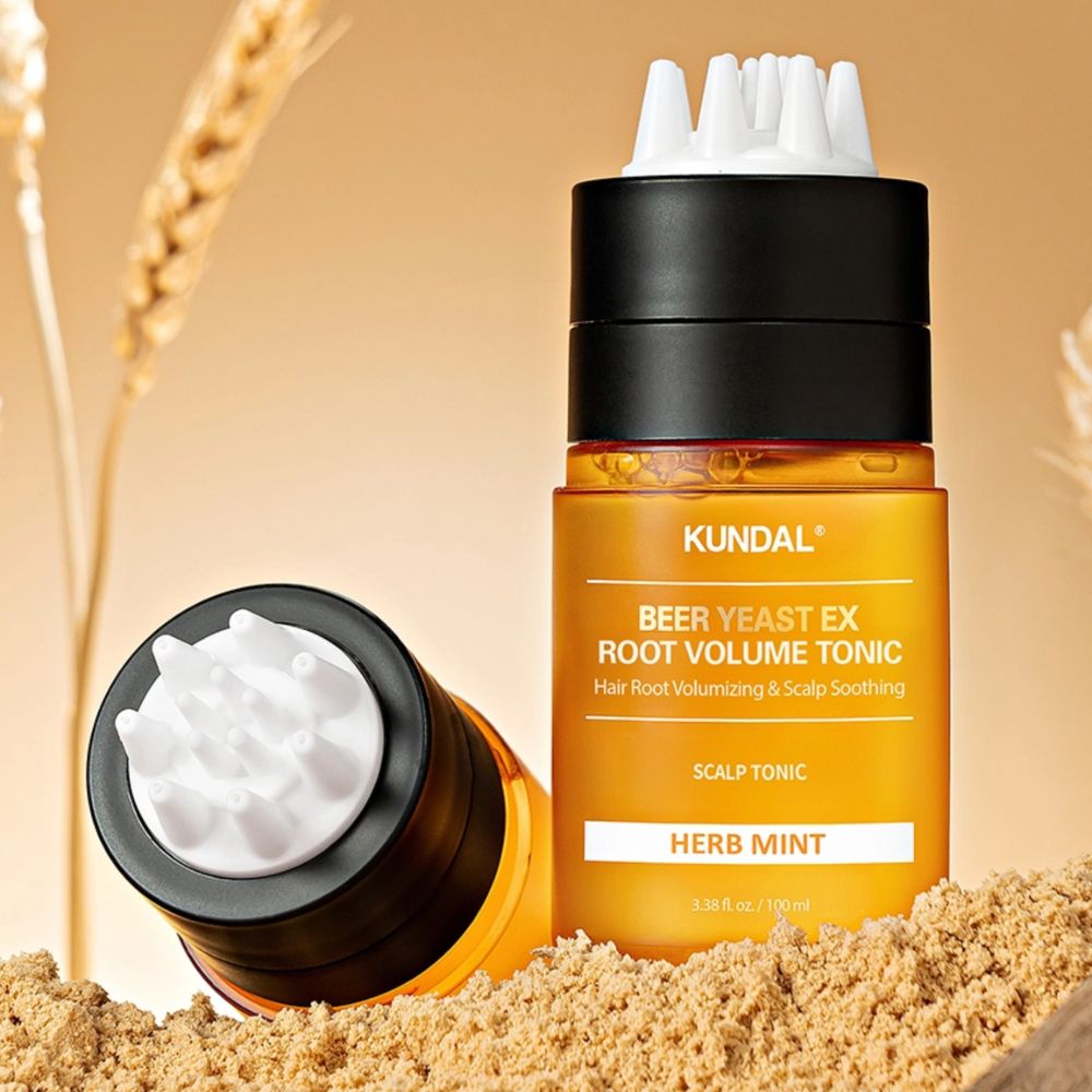 Kundal Beer Yeast Ex Root Volume Tonic 100ml -Herb Mint