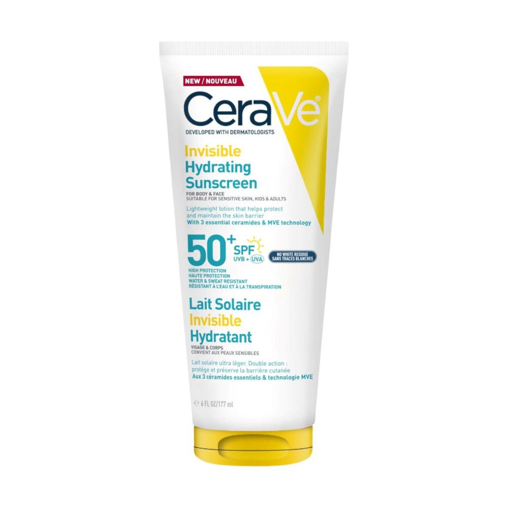 CeraVe Invisible Hydrating Sunscreen For Face & Body SPF50+ - 177