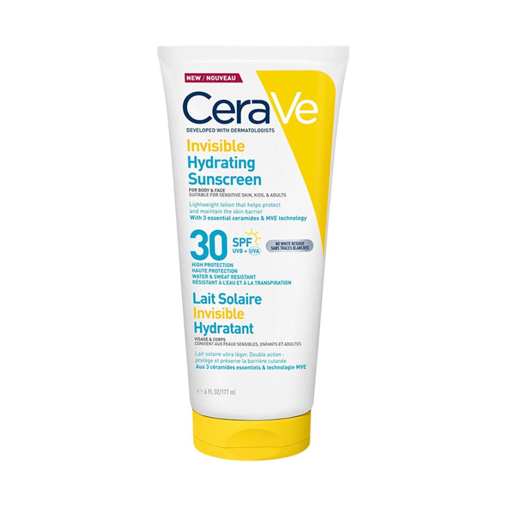 CeraVe Invisible Hydrating Sunscreen For Face & Body SPF30+ - 177