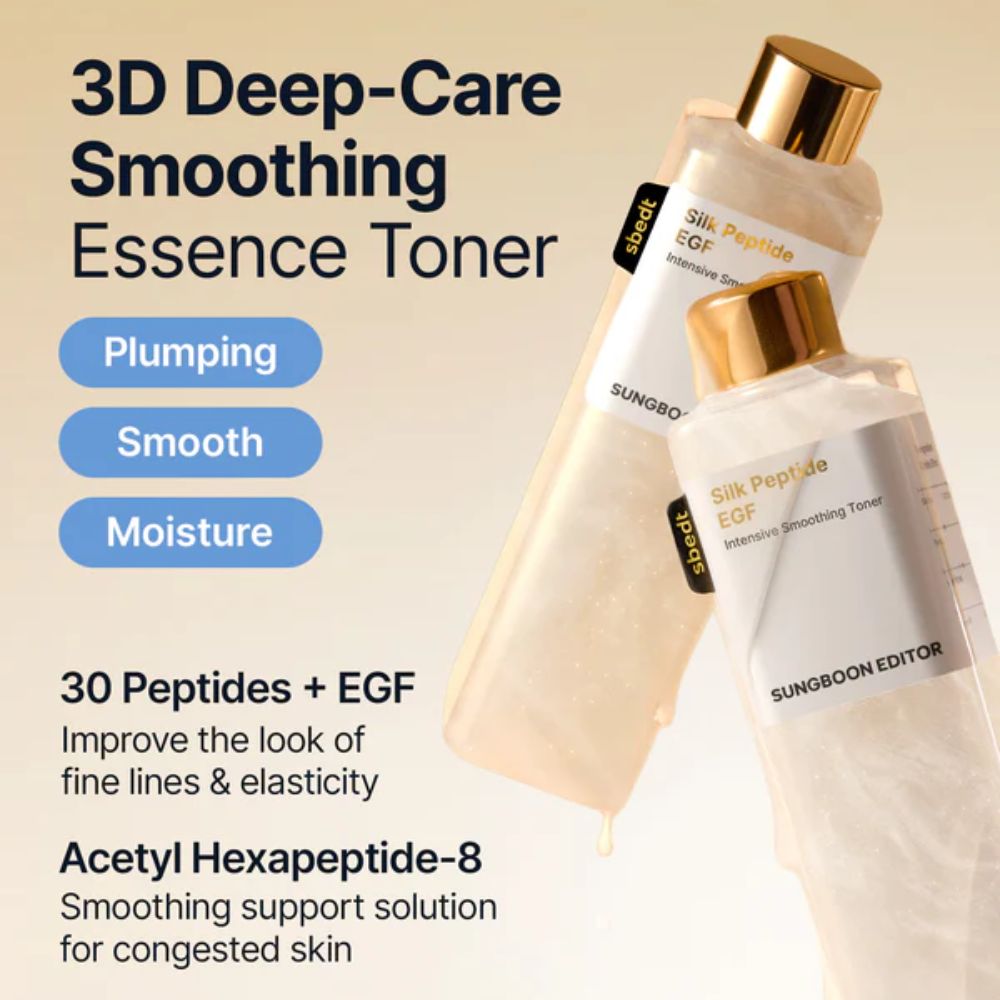 Sungboon Editor Silk Peptide EGF Intensive Smoothing Toner