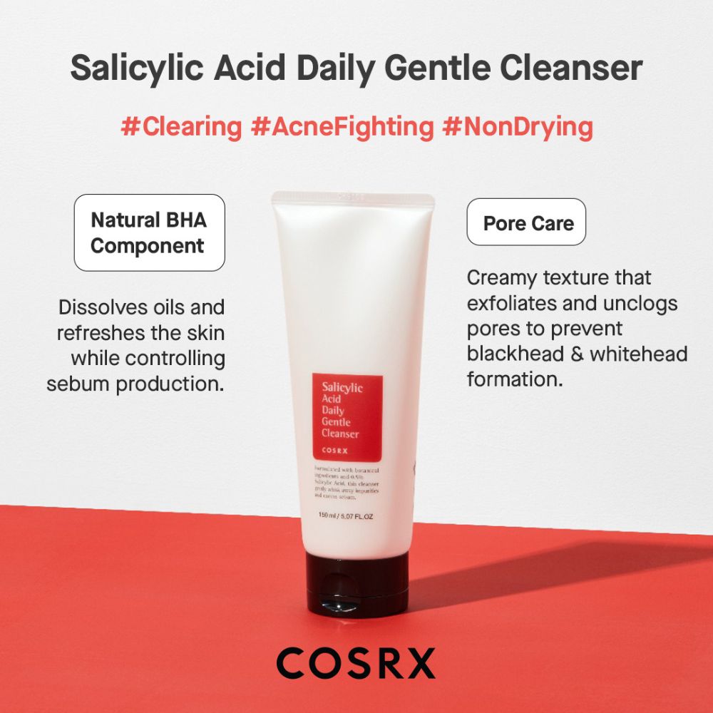 Cosrx Salicylic Acid Daily Gentle Cleanser