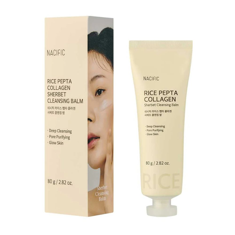 Nacific Rice Pepta Collagen Sherbet Cleansing Balm 80g