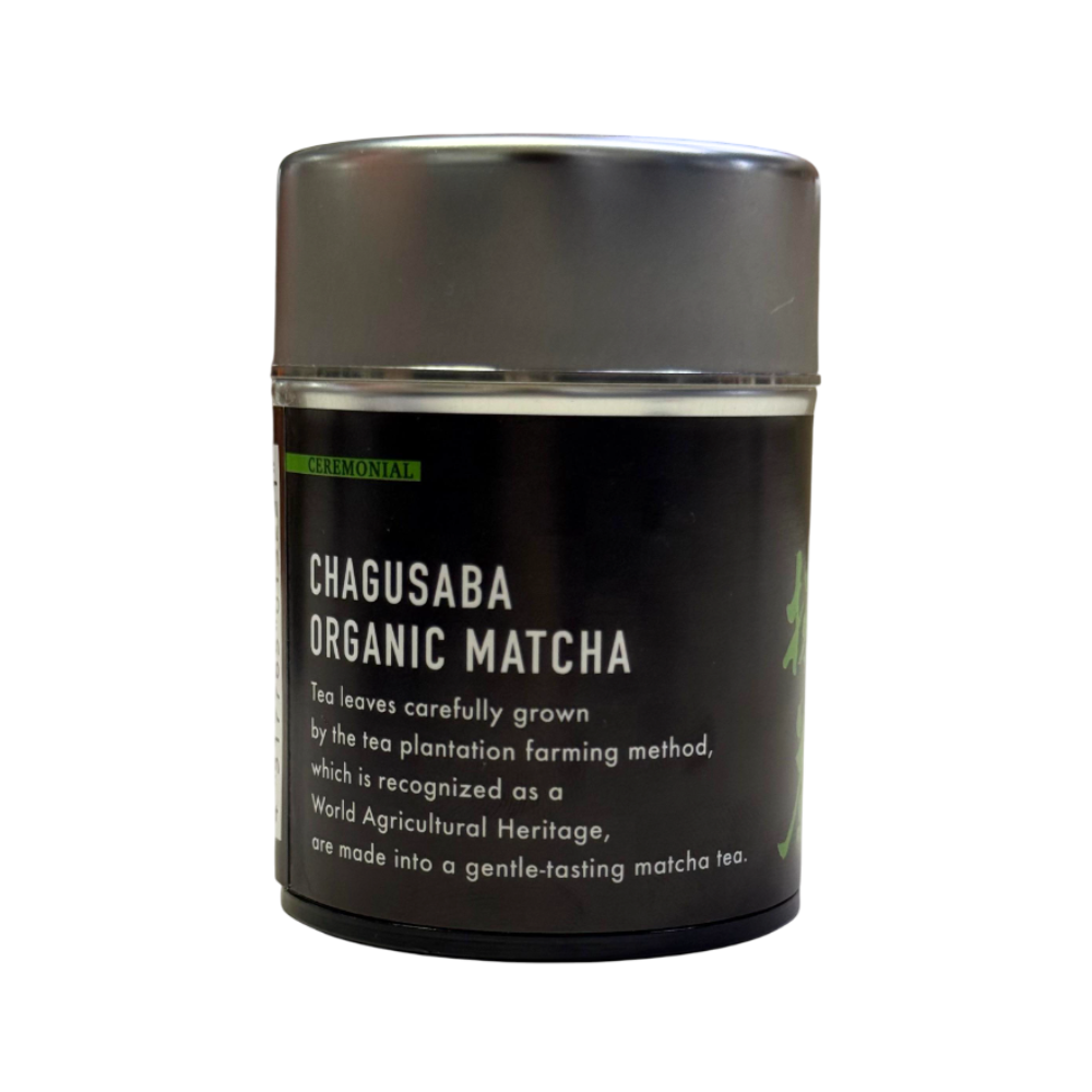 Ceremonial Grade Organic Matcha - CHAGUSABA (30g Tin)