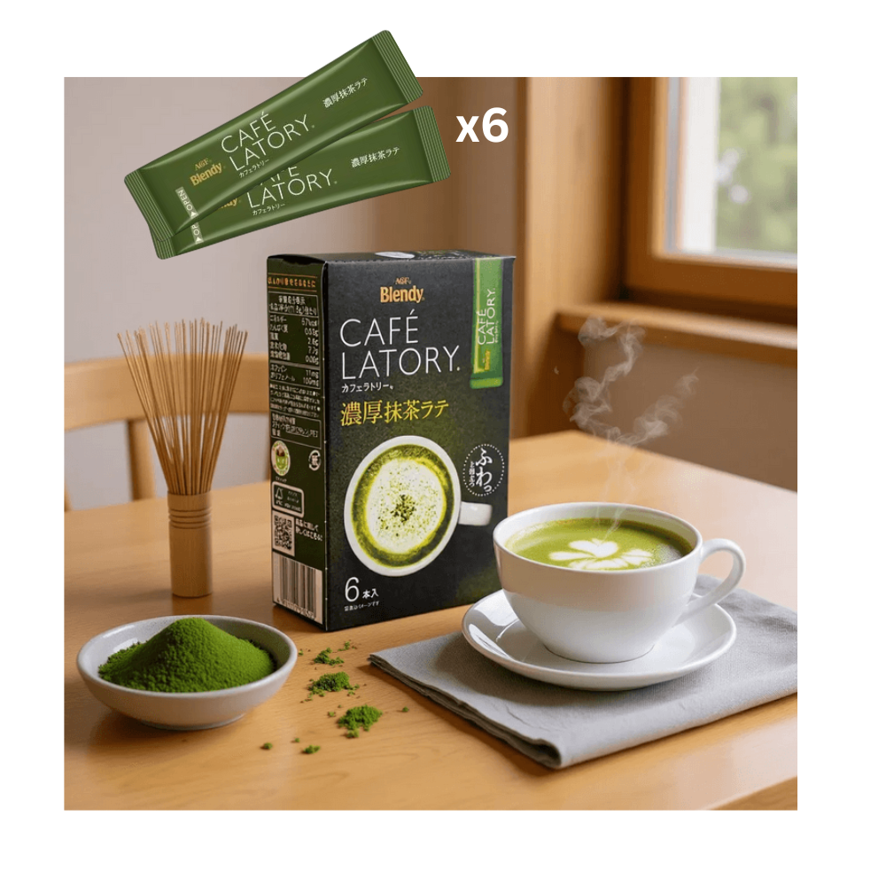 AGF Blendy Café Latory Rich Matcha Latte - 6 Sticks/6 Pako